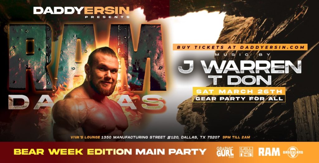 DADDY ERSIN PRESENTS RAM DALLAS W/ DJ J WARREN & T DON @ VIVA'S LOUNGE